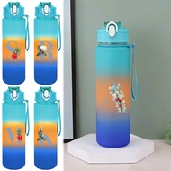 Yeti Glass Plastic Drinking Clear Water With Straw Bottle In Thailand