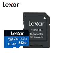 [Lexar Lexar] 633x 512GB 256GB microSDXC UHS-I A2 TF V30 Memory Card Company Goods