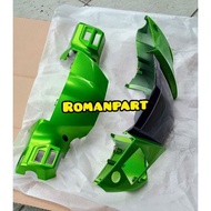 HIJAU Shell, Front And Rear Handlebar cover, Green ZX130 ORIGINAL KAWASAKI