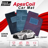 ApexCoil Car Mat Lexus IS300 ( 2021 - 2025 ) Coil Mat Carmat Car Carpet Car Floor Mat Karpet Lantai 