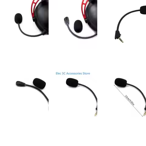 Y51A 3.5mm Microphone Boom with LED only for HyperX Cloud Wireless
