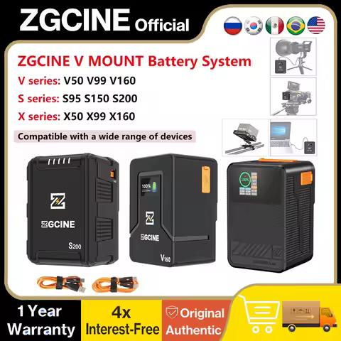 ZGCINE ZG-V99 V160 V50 S95 S150 S200 X50 X99 X160,V Mount Battery V-Lock Lithium Battery,for Aputure
