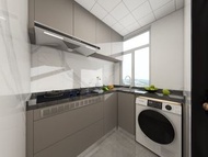 🎄🌲離島雋東邨 觀塘高宏苑 櫥櫃訂做 石英石廚房檯面 不銹鋼櫥櫃 偷位慳位設計