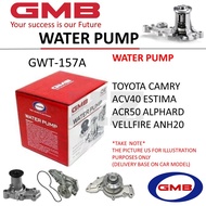 GMB BRAND WATER PUMP - GWT-157A TOYOTA CAMRY ACV40 ESTIMA ACR50 ALPHARD VELLFIRE ANH20