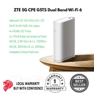 ZTE 5G Sim Card Modem WIFI Router G5TS Supports Global / SG Telco LTE AI Dual WAN Failover NR CPE