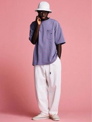 THE NORTH FACE Denim Wide Tapered Pants紫標戶外復古休閒簡約牛仔長褲