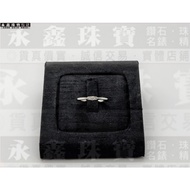 Natural Diamond Ring 3P-0.04 Ct F/VS1 H & A 14K Gold n0901-01