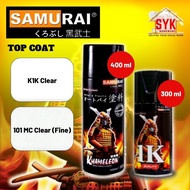 SYK Samurai Spray Paint Top Coat 101 MC Clear (Fine) / K1K Clear Coat Spray Clear Spray Motorcycle P