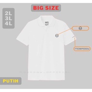 T-SHIRT JUMBO THSIRTPOLO FOR MEN 2XL - 4XL COLLAR T-SHIRT/ MEN'SPOLO