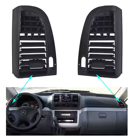 2PCS Air Grill vent Air A/C Vent Outlet Cover For Mercedes Benz Vito Viano W636 W639 2010 2011 2012