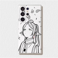 Anime FRIEREN Soft Clear Phone Case For Samsung S26 Ultra S25 Ultra S25fe S24Ultra S23 S22 S21 A56 A