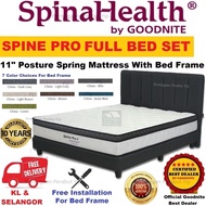 Goodnite SpinaHealth Spine Pro Full Bed Set Package Mattress + Bed Frame (Katil + Tilam) Queen / King