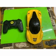 In good USED condition Rastar RC 27Mhz Ferrari LaFerrari YELLOW
