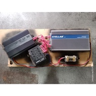 Car Amplifier Stellar MOS21501 & Proton Amps + Pyle Crossover Used