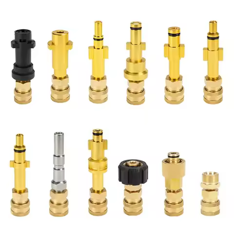 Pressure Washer Quick Connector 1/4" to Spray Gun Wand Lance Bayonet Adapter 1/4" quick disconnect r