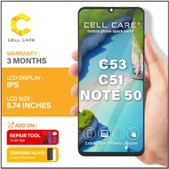 LCD For REALME C53 RMX3760 / REALME C51 RMX3830 / REALME NOTE 50 / REALME C51S (With Touch Screen Di