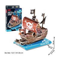 Cubicfun Puzzle 3d sailing ship Toy pirate ship/