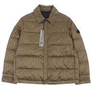 全新未使用 DIOR Homme 2022秋冬系列 Oblique 全幅 Logo 貼片 W 拉鍊羽絨服，酒紅色，48 碼，正品，意大利製造，男士