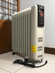 【二手】DeLonghi 迪朗奇 填油式 電暖器 葉片式 電暖爐 電熱器 11葉片 型號311115 義大利製造