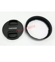 Samyang ✅全新原裝遮光罩+前鏡頭蓋 49mm Front Lens Cap + Hood for AF 24mm 35mm F2.8 FE Sony E