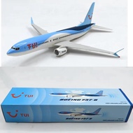 1: 200 TUI BOEING737-8 Stitching Simulation Airplane Model Static Aviation Collection Ornaments