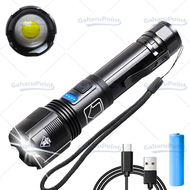 Senter terang jarak jauh 2000 meter/senter super terang cas / senter police swat lampu/LED Flashligh