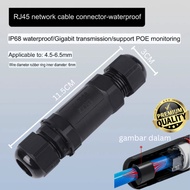 IP68 Waterproof Cable Connector RJ45 network cable Connector waterproof
