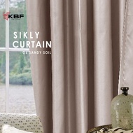 kkbfcurtain G6 Blackout Curtain 260CM Height | Soft Silky Fabric | Hook / Ring Design