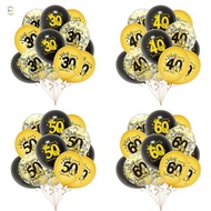 BAIHEE 12PCS 30th BIrthday Balloons, 18th 30th 40th 50th 60th DIY Birthday Balloon, Inflatable Party