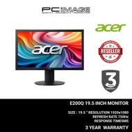 ACER E200Q 19.5" INCH 1600x900 6MS 75HZ TN PANEL 3YR WARRANTY (UM.IE0SM.001)