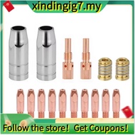 【】16PCS 25AK Welding Torch Accessories Consumables 0.8mm MIG Torch  Nozzle Tip Holder of 25AK MIG/
