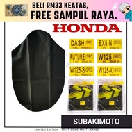 HONDA CUTTING ORIGINAL GRO PVC SEAT COVER / SARUNG SEAT KULIT WAVE DASH EX5 DREAM FUTURE W110 125 125X 125S 110 NEW BARU