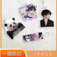 [Customization] [Luggage Tag] Luggage Tag Customized Travel Boarding Luggage Tag Cartoon Big Head Ac