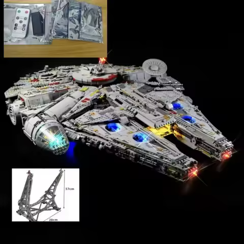 New 2025 LED light set, compatible with 75192 Millennium Falcon and 81085 (LED lights only) Millenni