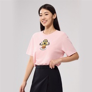 Giordano Womens Boyfriend Sorona Jersey Printed Tee (Minions Collection) 05395253001 เสื้อยืดผู้หญิง