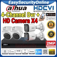 DAHUA 4-CHANNEL 2MP Full HD 2.0MP 1080P CCTV 4CH DVR+Camera Package Set P2P View on phone support ni