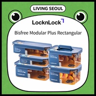LocknLock Bisfree Modular Plus Food Container Rectangular Airtight Storage Box 1.5L 1.8L 2.1L 3.5L 4