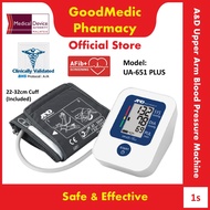 A&D Medical Upper Arm Blood Pressure Monitor Machine UA-651 PLUS (1s)