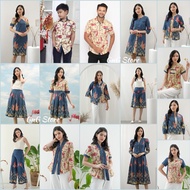 Blu Series - Batik Uniform/ Couple Batik/ Men's Batik Clothes/ Women's Batik/ Jumbo Batik