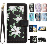 Flip Case For Sony Xperia 10 VI Xperia 5 VI Xperia 1 VI Xperia 10V Flip Card Printed Butterfly Tulip