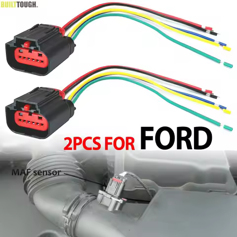 2x For Ford C-Max Focus Galaxy Kuga Mondeo S-Max Tourneo Transit Connect MAF Mass Air flow Meter Sen