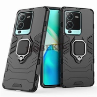 Vivo V25 Pro Case Kickstand Magnetic Ironman Hard Case Cover Vivo V25 V23 Pro VivoV25 V25Pro Shockpr