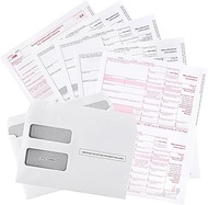 2024 Complete Laser 1099 Misc Tax Form Set and 1096 - Kit for 10 Vendors ~3-Part~ All 1099 Forms wit