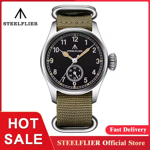 STEELFLIER Official SF746 Quartz Wristwatch VH60 Mute Movement 4 Pointers Swiss BGW9 C3 Luminous Fas