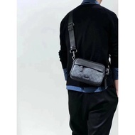 New All-Match C0ach/Coach/Chi 19 New Men's Bag Men's Cross-Body Small Square Bag Shoulder Cross-Body