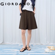 GIORDANO WOMEN Women Elastic Waist Casual Pants 18406203