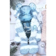 [Ready Stock]Bearbrick x Gelato Pique Pajamas Blue White 400%