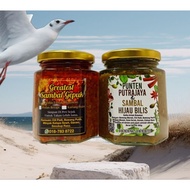 Combo Set Sambal Gepuk dan Sambal Hijau 180g (Ready to eat)