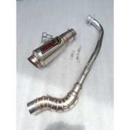 Daeng sai4 Pipe canister conical open specs exhaust Pipe for Wave 125 Xrm 110/125 Wave 100/110/115 R