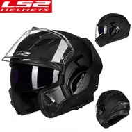 Valiant II หมวกกันน็อคแบบพับ Ff900หมวกกันน็อคแบบสองเลนส์ Modular Casco Moto Casque หมวกคลุมเต็มหน้า